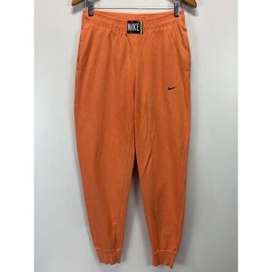Vtg Nike Jogging Pants Sz Small Women's Orange Just Do It Retro Joggers